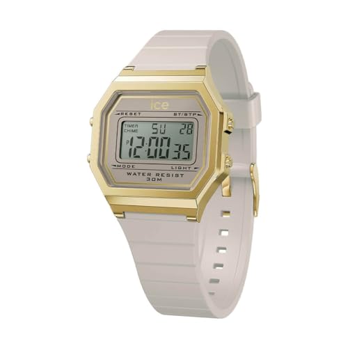 Ice-Watch - ICE digit retro Wind - Graue Damenuhr mit Plastikarmband - 022066 (Small)
