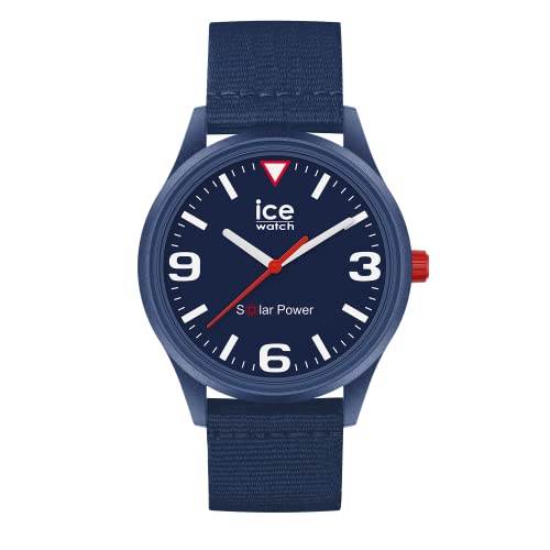 Ice-Watch - ICE solar power Blue tide - Blaue Herrenuhr mit Tide oceanarmband - 020059 (Medium)