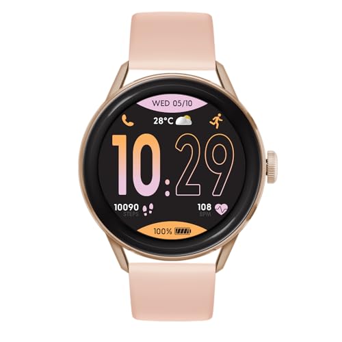 ICE-WATCH - Ice smart 2.0 Rose-Gold - Nude - Runde rosafarbene Connected Watch für Frauen - 023068 (1,2 inch)