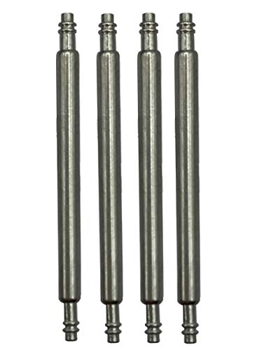 4X Eichmüller Federstege 20 mm Stegbreite Uhrenstifte 1,8 mm Stärke Federstifte Edelstahl