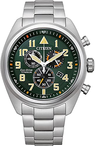 CITIZEN Herren Analog Quarz Uhr mit Edelstahl Armband AT2480-81X