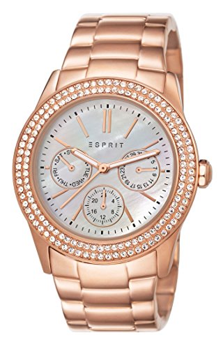 Esprit Damen-Armbanduhr Peony Analog Quarz ES103822014 Rose gold